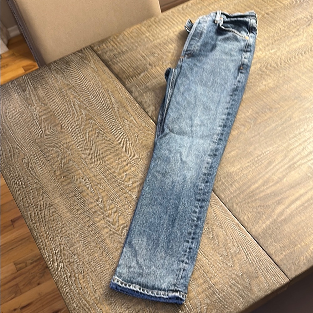Citizens of Humanity Button-Fly Blue Denim Jeans